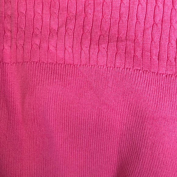 NWT Lilly Pulitzer Laila cable V-neck top sz XL - Picture 5 of 5